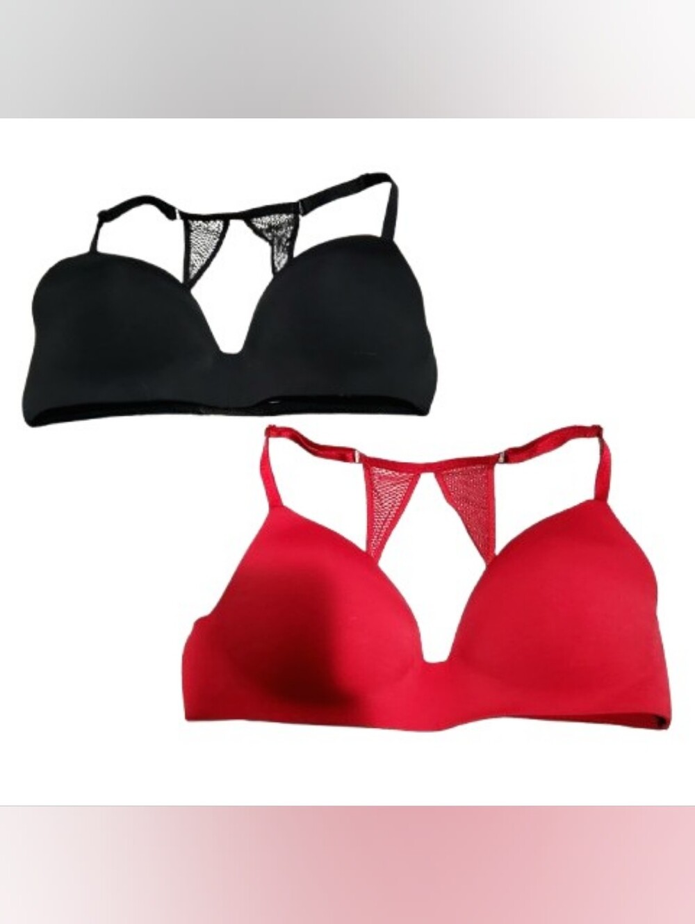 Pair Of Victoria's Secret T Shirt Wireless Bras Size 36D
